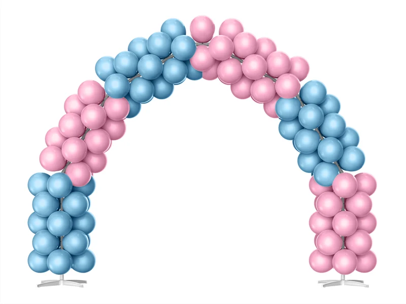 Gender reveal theme arch