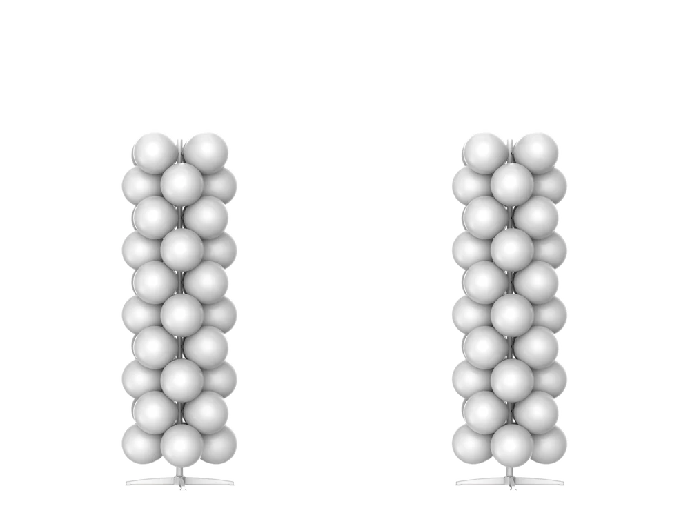 Pair of balloon columns